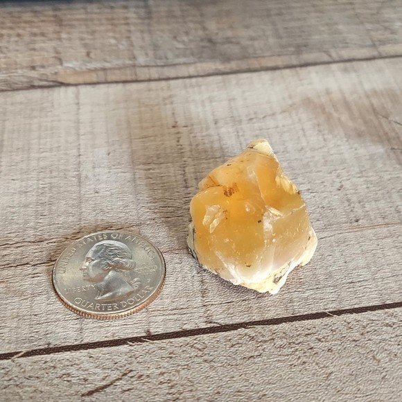 Natural Yellow Opal Stone from Tanzania Rough Gemstone - Picture 7 of 7